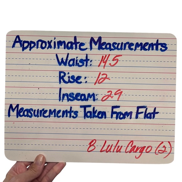 Lululemon Lightweight Cargo Mid-Rise Hiking Pant Black Women's Size - Picture 10 of 12